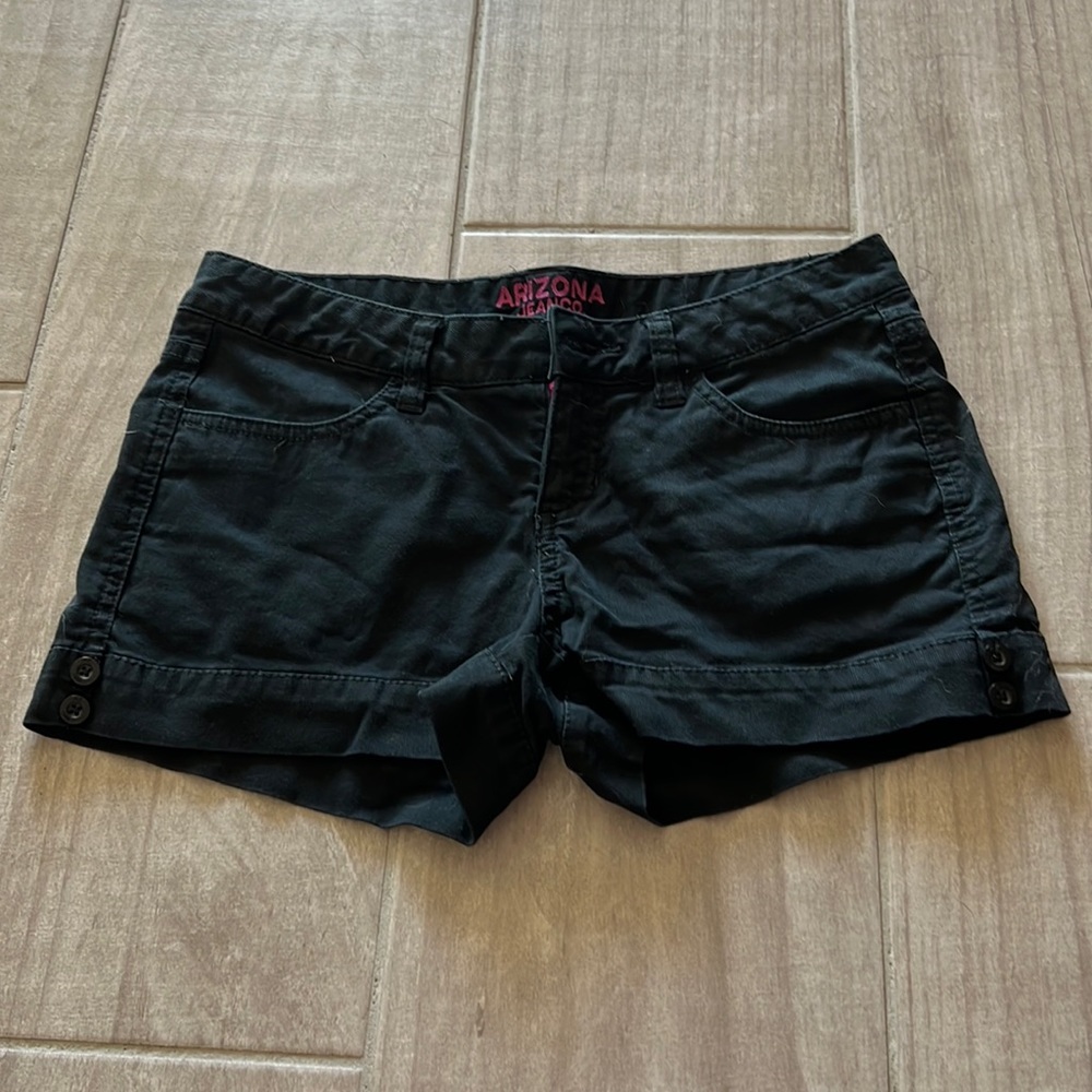 Arizona jean Co black shorts size 3